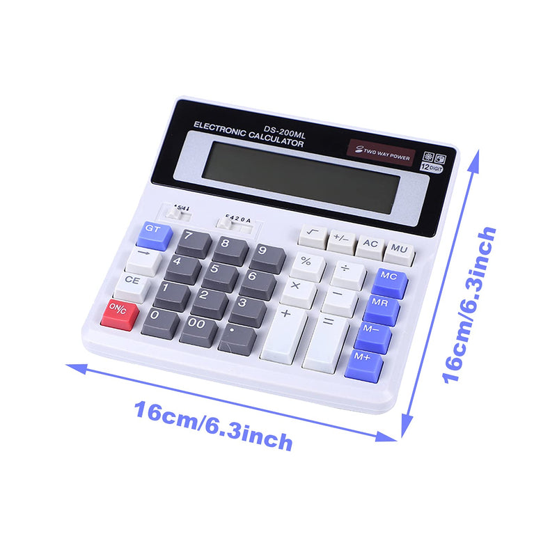 SKYXINGMAI Desktop Calculator 12 Digit with Large LCD Display，Handheld for Daily and Basic Office or Study