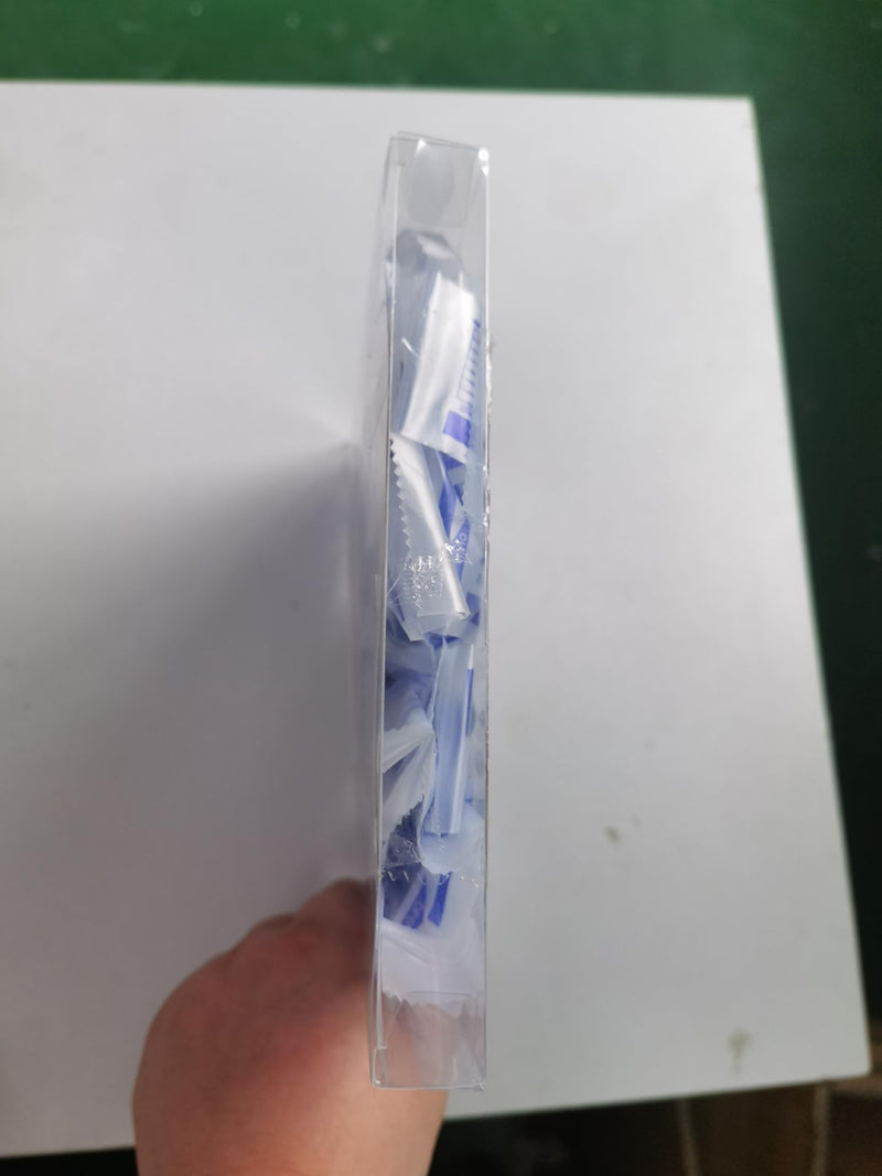 1 ml syringe sterile, 40 pack plastic syringes with cap, dosing syringe for measuring and dosing liquids, plastic syringe, individually packed disposable syringes