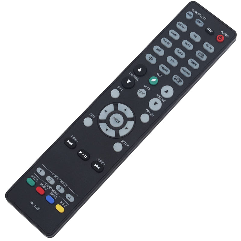 RC-1228 Remote Control fit for Denon Network AV Receiver S950H X3500H AVR-S750H AVR-S730H AVR-X2300W AVR-S920W AVR-S930H AVR-X1500H AVR-S740H AVR-X1400H AVR-X2200W AVR-S940H AVR-X2400H AVR-X2500H