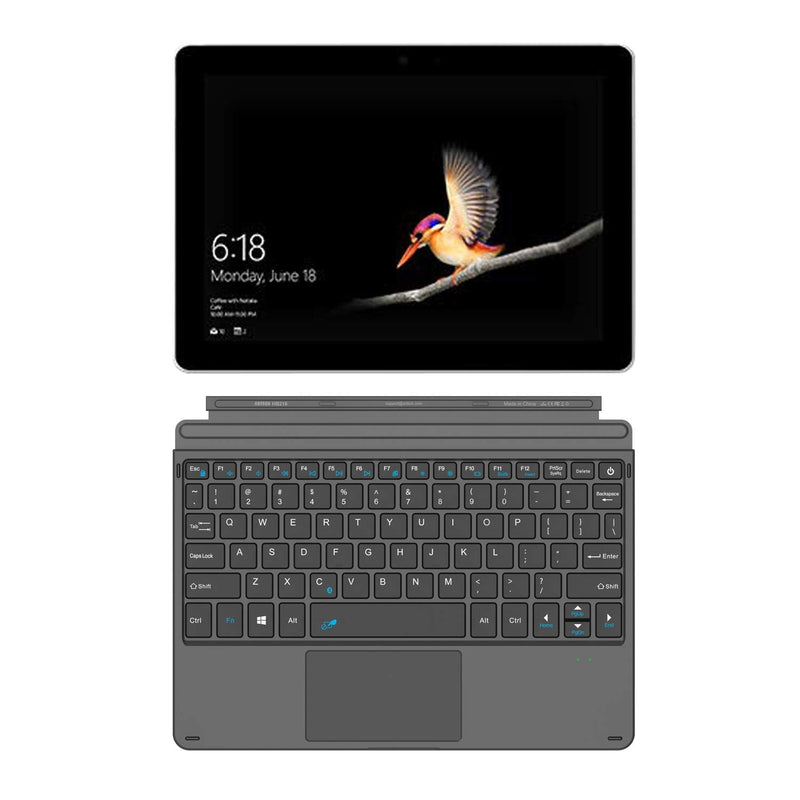 Arteck Microsoft Surface Go Type Cover, Ultra-Slim Portable Bluetooth Wireless Keyboard with Touchpad for Surface Go 3 (2021), Surface Go 2 (2020) and Surface Go Built-in Rechargeable Battery