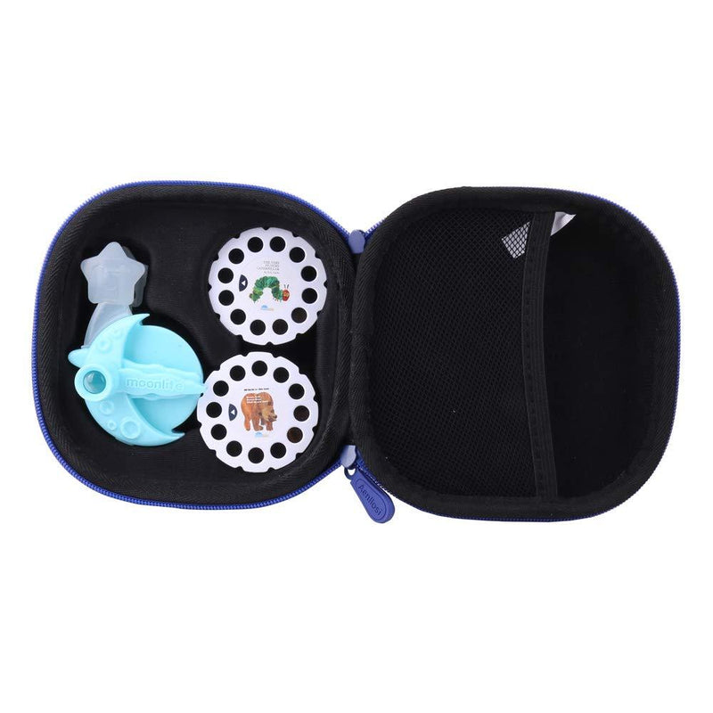 Aenllosi Hard Carrying Case Replacement for Moonlite Projector Gift Pack fits upto 20 Stories (blue) blue