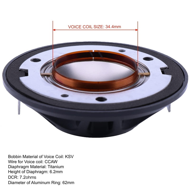 SPATHIPHYLLUM Speaker Diaphragm for Peavey RX14, 8 Ohm, D-RX14