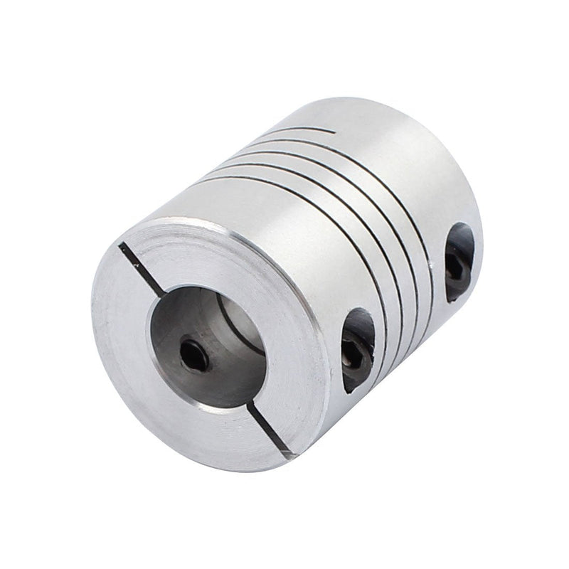 uxcell 6.35mm to 12mm Shaft Coupling 30mm Length 25mm Diameter Stepper Motor Coupler Aluminum Alloy Joint Connector for 3D Printer CNC Machine DIY Encoder 6.35-12mm