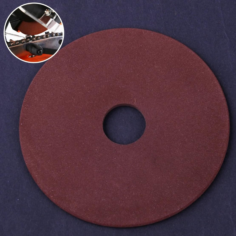 105mm x 22mm Grinding Wheel for Chain Sharpener, 3/8" 325 Pitch Chainsaw Pointed Brocade Grinding Wheel, Saw Chain Sharpener Accessories, Suitable for Cutting and Polishing Chain Edges