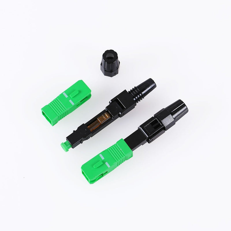 10pcs Singlemode SC APC Quick Connector Cable Optical Fiber Quick Connector
