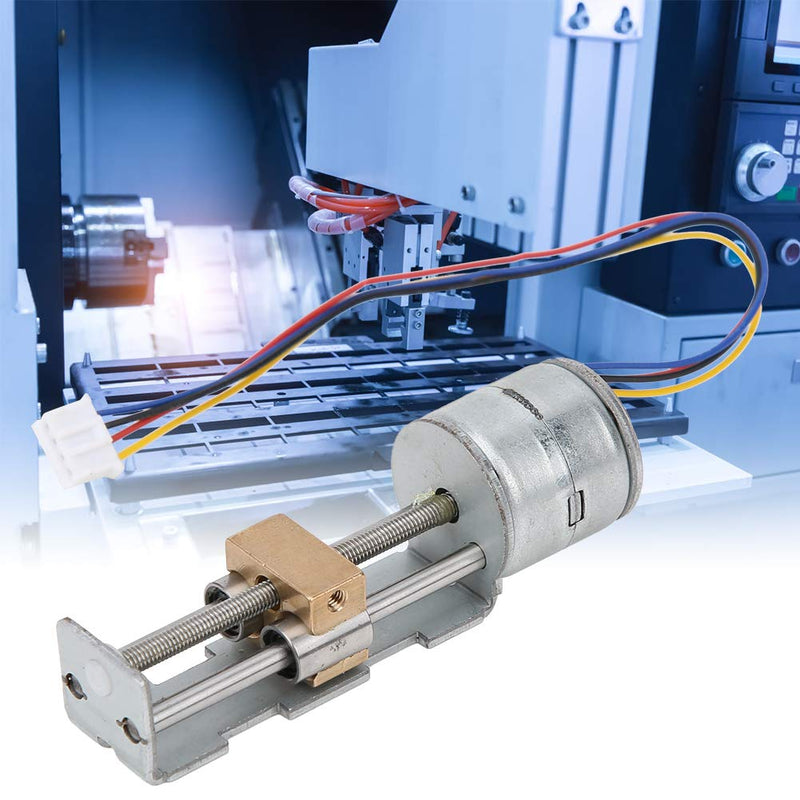 Mini Linear Lead Screw Nut Slider 2‑Phase 4‑Wire Stepper Motor Linear Screw Slide Table Slider Stroke 34mm