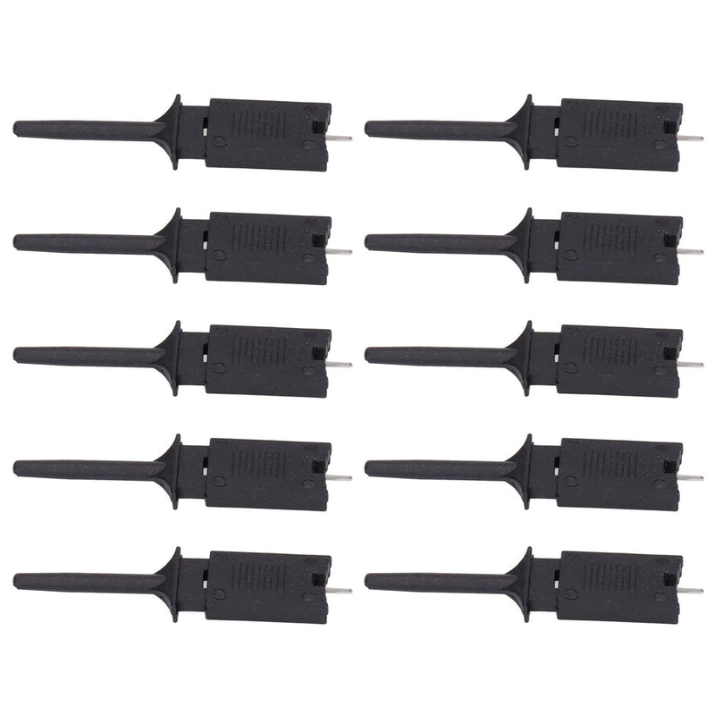 10pcs Mini Grabber, Test Hook Clips SMD IC Mini Jumper Probe Test Hook Grabber Clips, for Logic Analyzer Electronic Experiment Multimeter Logic Analyzer