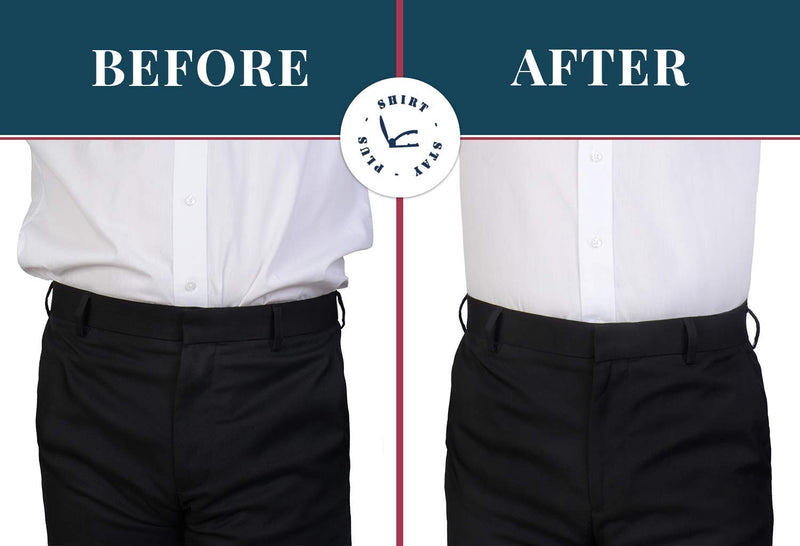 World's Best Shirt Stays from Shirt Stay Plus - Made in USA (Y-Style, Select Series) Y Style Shirt Stays (2-pairs - Black)