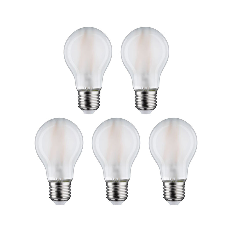Paulmann 29090 LED EEK E (A - G) E27 bulb shape 7W warm white (Ø x H) 60mm x 106mm 5pcs.