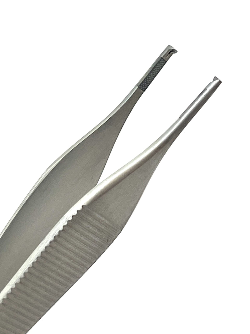 German Premium Tc Adson Tissue Forceps Toothed 1X2 4.75" Adson Kocher Configuration Surgical Veterinary Cynamed