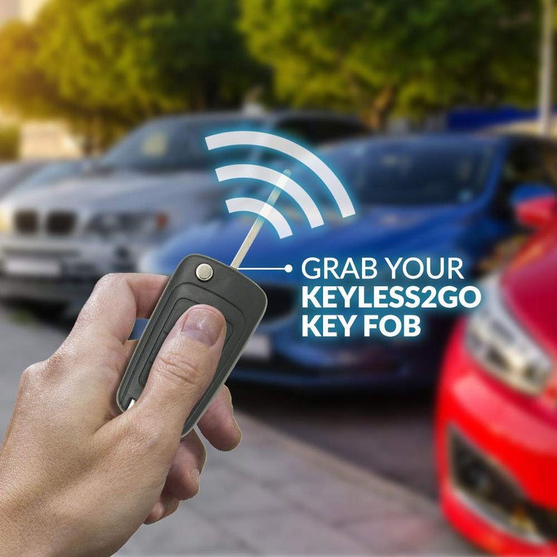 Keyless2Go Replacement for New Keyless Remote 5 Button Flip Car Key Fob Select Impala Malibu Cruze Equinox and Other Vehicles That Use FCC OHT01060512