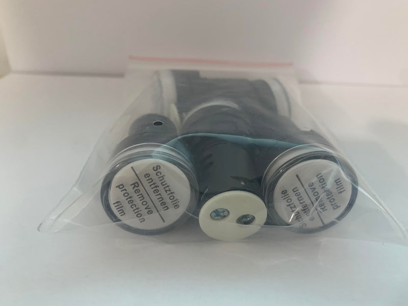 Heschen AD16-22D/S LED Indicator Light 22mm 220V AC 20mA White Light Color Pack of 5