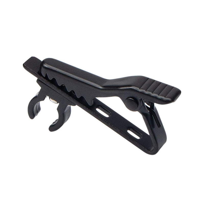 ALEKOR 6 Pieces Lavalier Microphone Metal Tie Clips, 6 Pieces Lapel Mic Windscreen Foam Covers and 6 Pieces Lav Mic Plastic Wire Clips 6 Pack