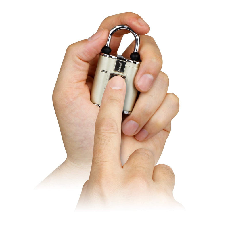 Aluratek Bio-Key TouchLock TSA Approved All Weather Keyless Bio-Lock with Fingerprint Recognition - Touchscreen (ATLTSAF)