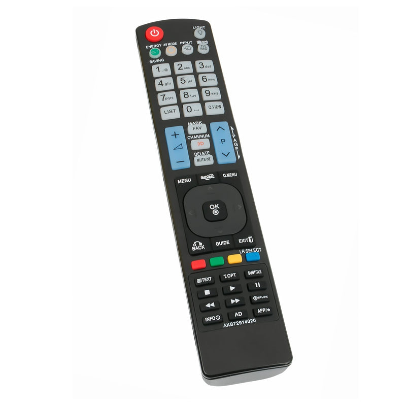 New AKB72914020 Replace Remote Control fit for LG LCD LED Plasma TV 32LD550 32LE5400 42LD550 46LD550 47LD650 47LE7500 47LEX8 47LW575S 47LX6500 50PK750 50PK950 50PZ550 52LD550 55LD650 60LD550 72LEX9