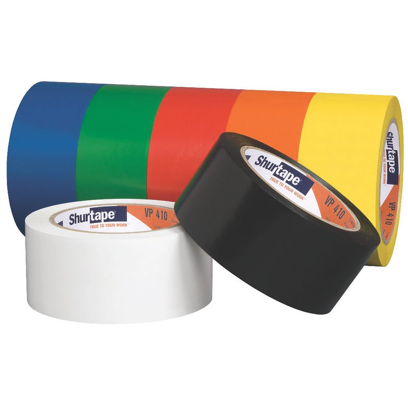 Shurtape 202795 VP-410 Vinyl Film Tape: 2" x 36 yd, Yellow