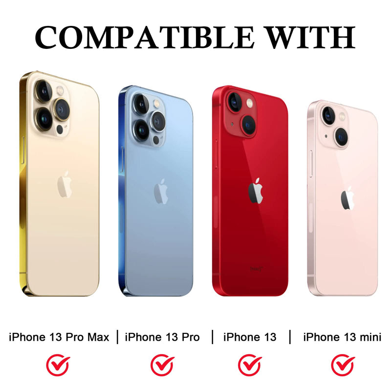 iPhone Camera Cover,Webcam Cover Compatible with iPhone 13, iPhone 13 Mini, iPhone 13 Pro, iPhone 13 Pro Max Protect Privacy and Security,Not Affect Facial Recognitionï¼ˆBlack Black