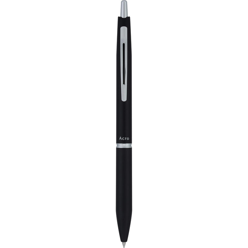 PILOT Acroball 1000 Ultra-Premium Refillable & Retractable Ball Point Pen, Black Barrel, Fine Point, Black Ink, Single Pen (13635)