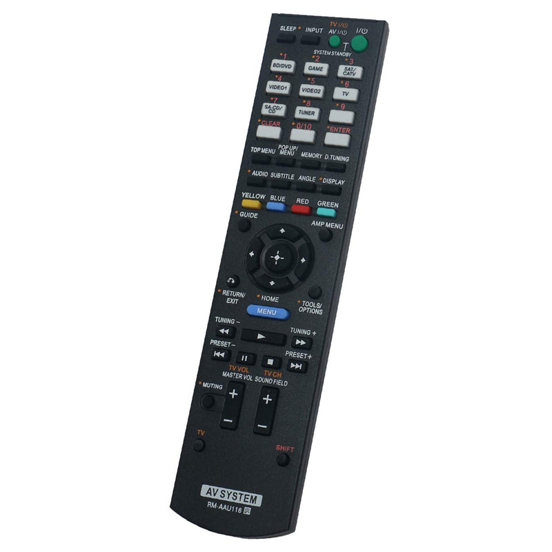 RM-AAU116 Replace Remote Control fit for Sony AV Receiver Home Theater System Audio HT-DDW3500 SS-CNP3500 SS-MSP3500 SS-SRP3500 SS-WP3500 STR-DH520 STR-DH710 STR-DH750 STR-DH830 STR-DN850 STR-K3500SW
