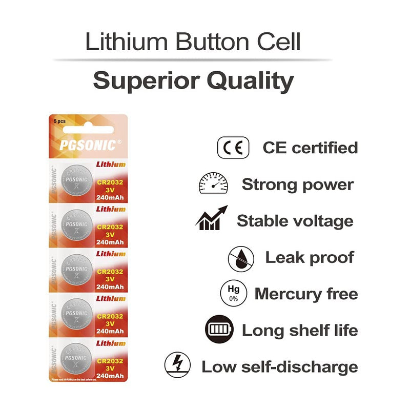 CR2032 3V Lithium Battery (10pcs)