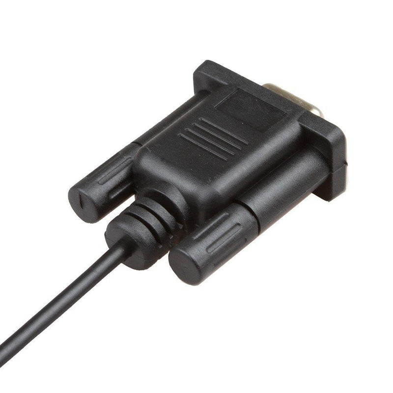 Relper-Lineso DB9Pin Female to DC3.5mm Serial Cable-6 Feet Black