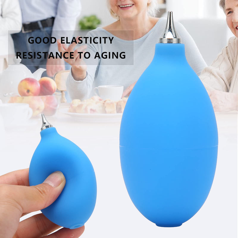 Squeeze Ball Pump Duster for Hearing Aids, Mini Squeeze Ball Pump Air Duster/Duster Ear Shape Dust Cleaner Air Blower, Silicone Hand Dust Buffer for Hearing Aids Camera Lens Clock Watch Electronics