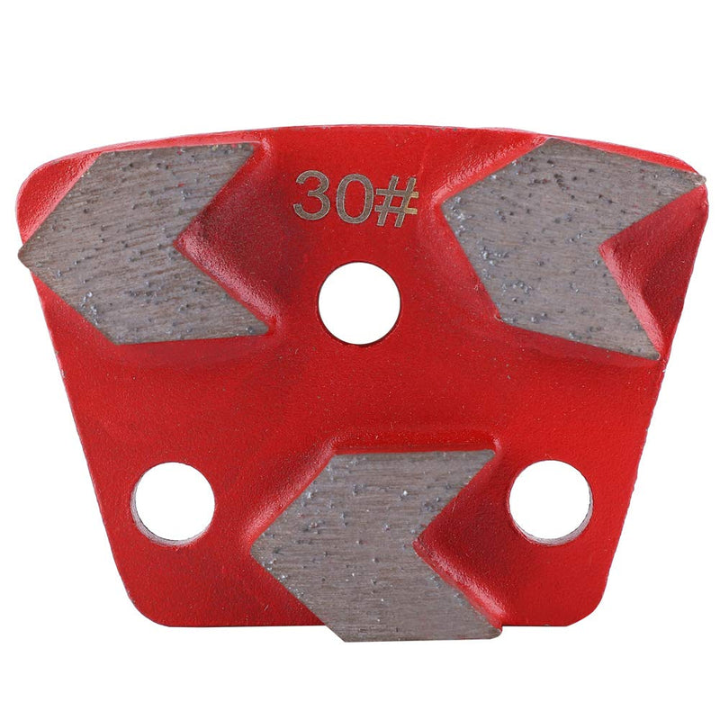 Bagima Trapezoid Sanding Segment Metal 9X7X6 Pack of 3 Trapezoid Diamond Floor Sanding Pad Disc 30 Grit Metal Bond Scraper