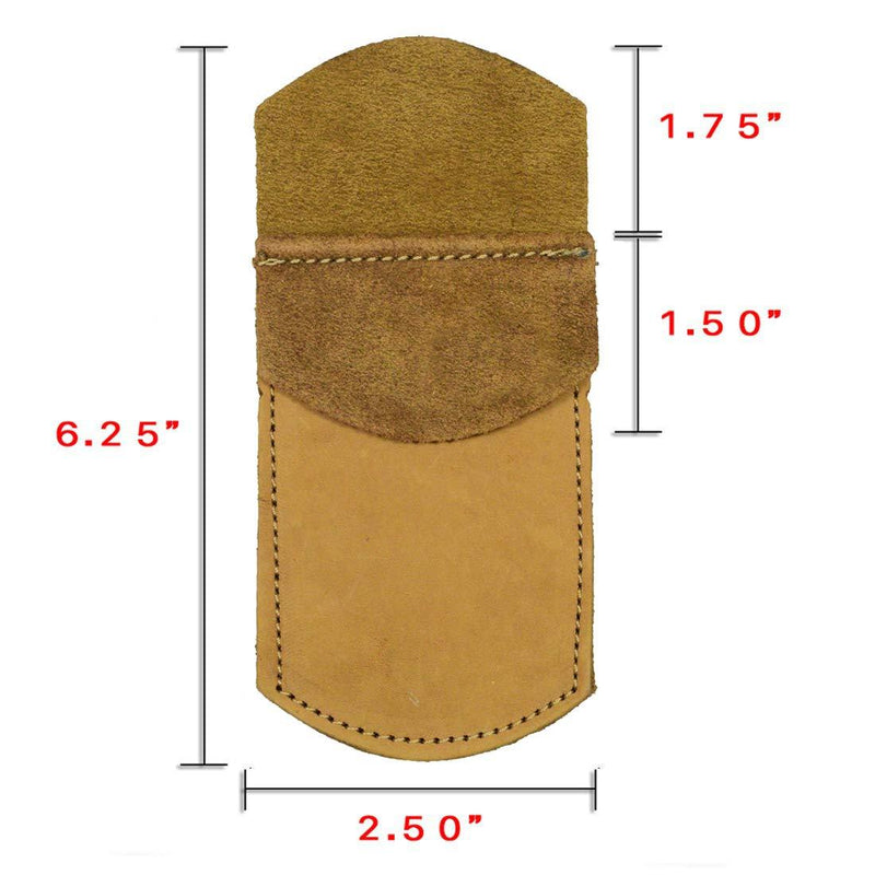 Hide & Drink, Durable Leather Pocket Protector/Pencil Pouch/Office & Work Essentials Pen Holder, Handmade Includes 101 Year Warranty :: Old Tobacco