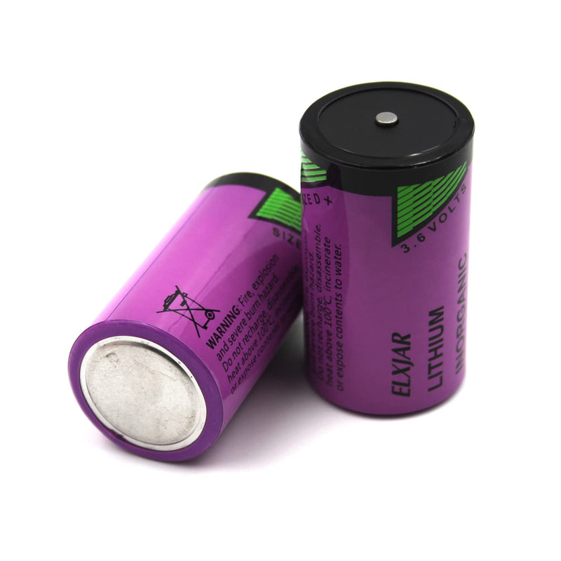 (2-Pack) 3.6V TL-5930 Replacement Lithium Battery for Tadiran iXtra Series Size D(TL-2300), ER34615