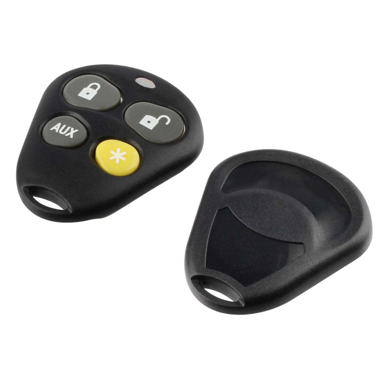 Key Fob Keyless Entry Remote shell Case & Pad fits Viper EZSDEI474V - 4 Button 4-Btn