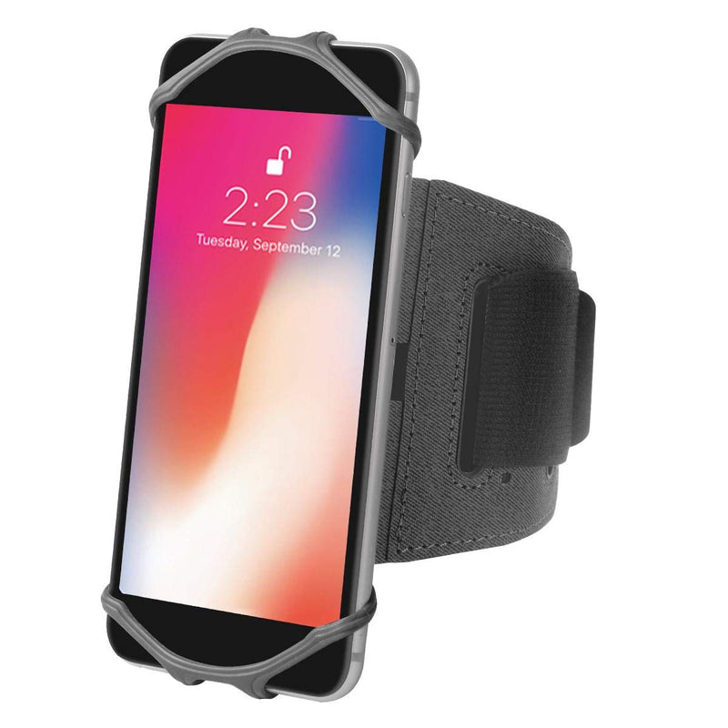 Holster for Sony NW-A40 Walkman (Holster by BoxWave) - ActiveStretch Sport Armband, Adjustable Armband for Workout and Running for Sony NW-A40 Walkman - Jet Black