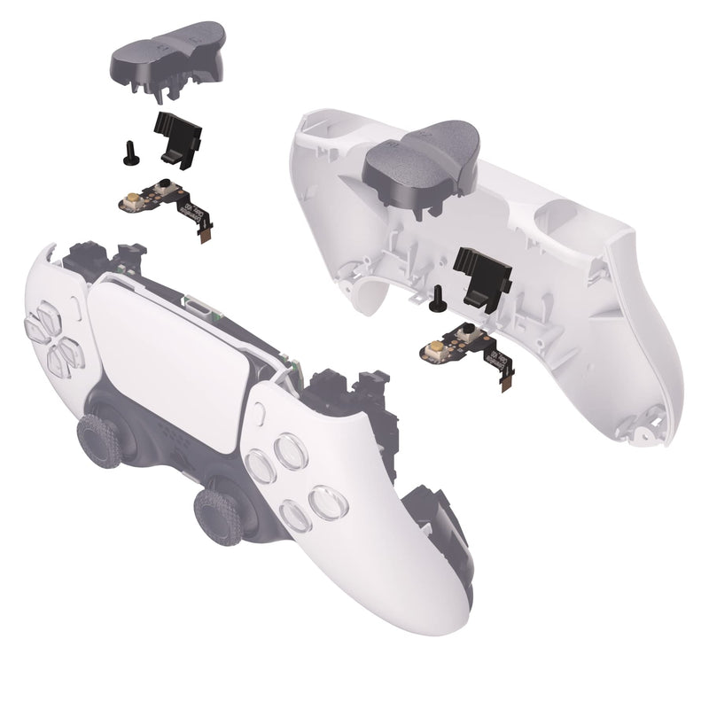 eXtremeRate Clicky Hair Trigger Kit for PS5 Controller BDM-010 & BDM-020 Shoulder Buttons, Custom Flashshot Trigger Stop Flex Cable for PS5 Controller For PS5 BDM-010 020 Clicky Hair Trigger Kit