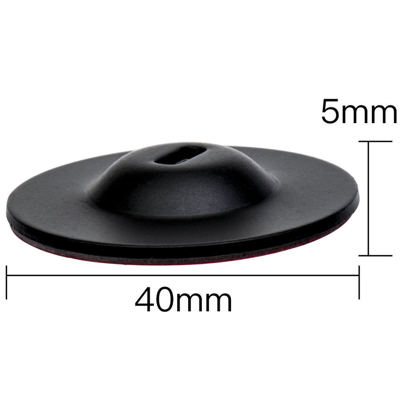 I3C Anchor Plate Adhesive Security Plate, Laptop Lock Plate with Slot, Universal Lock Plate for Laptop, Monitor, iPhone Smart Phone, MacBook Pad Ipad, Tablet, Other Electronic Products (Black 4pcs) 4pcs black