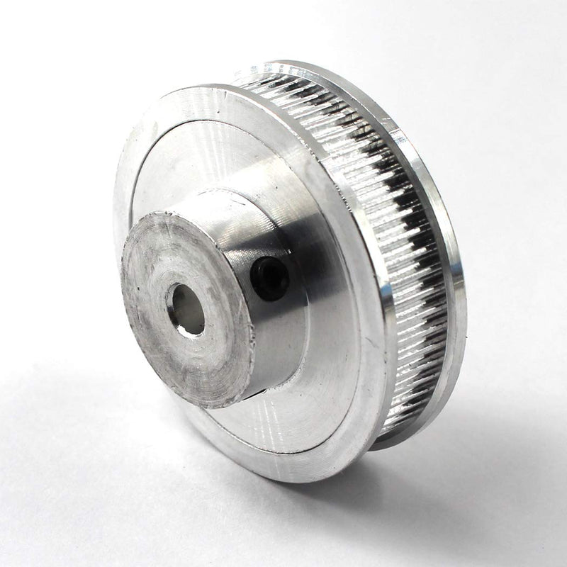 GT2 Timing Belt Pulley 60 Teeth 5mm Bore for 3D Printer CNC 6mm Width Belt Pack of 2 (Wrench Included) 60 teeth bore 5mm width 6mm