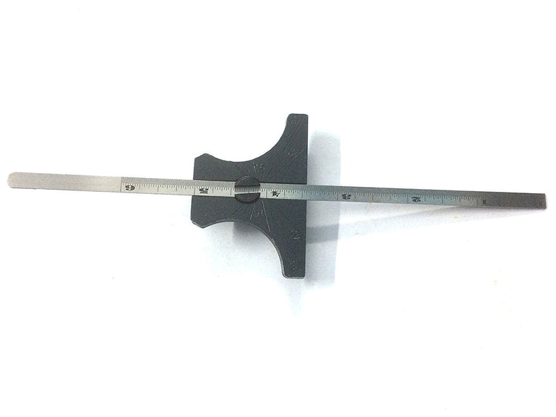 Stainless Steel Ruler Engineer's Depth Gauge Metric & Imperial 6" Ruler (150 mm)