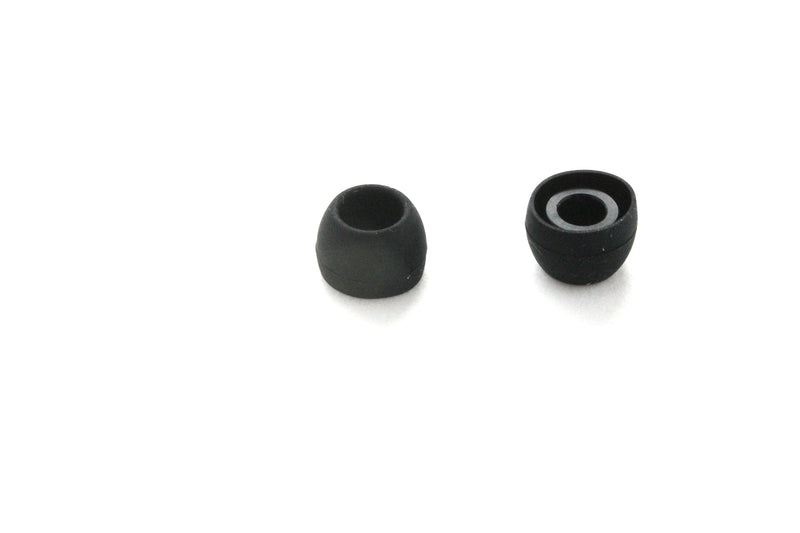 4 Pairs Replacement Eartips Earbuds Eargels Earpads for Powerbeats 2 Wireless Beats by dr dre (Black) Black