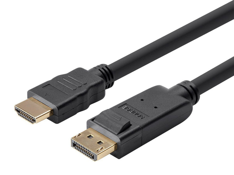 Monoprice DisplayPort 1.2a to HDTV Cable - 6 Feet | Supports Up to 4K Resolution And 3D Video - Select Series 6ft