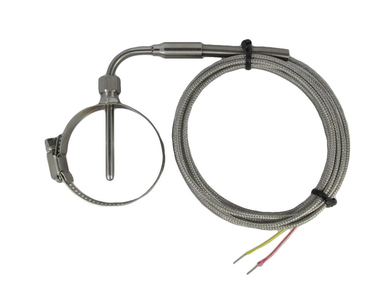 Exhaust Gas Temperature Sensors K Type Adjustable Insert Length with Clamp (1.5~2.5 inch)