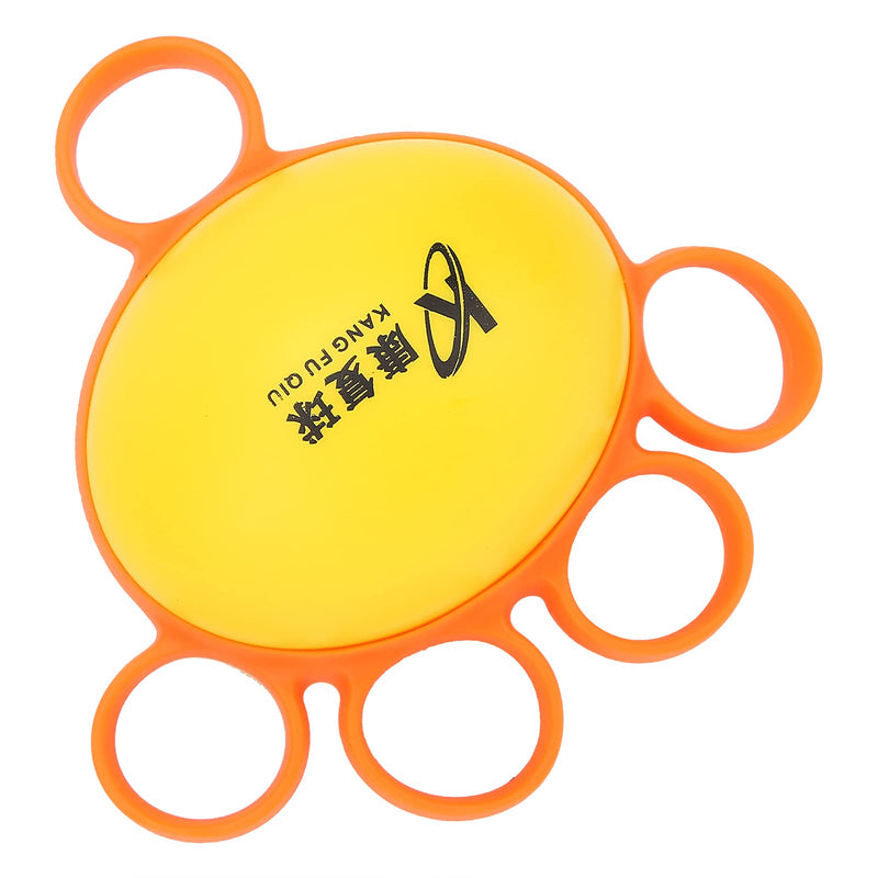 Finger Exercise Ball,Finger Spasm Hand Muscle Strength Fitness Training Squeeze Ball Finger Grip Strengthening Exercise(Orange) Orange