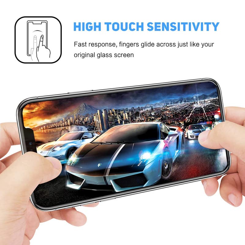 AQGG Case for Umidigi G3 Max with Tempered Glass Screen Protector, [with 360 Degree Rotation Finger Ring Kickstand] Slim Soft Anti-Scratch TPU Phone Cover for Umidigi G3 Max