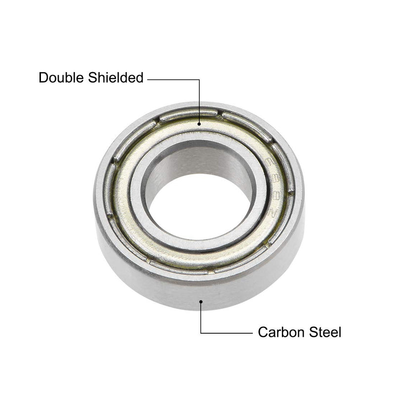 uxcell 688ZZ Deep Groove Ball Bearings Z2 8mm X 16mm X 5mm Double Shielded Carbon Steel 8pcs 8mmx16mmx5mm