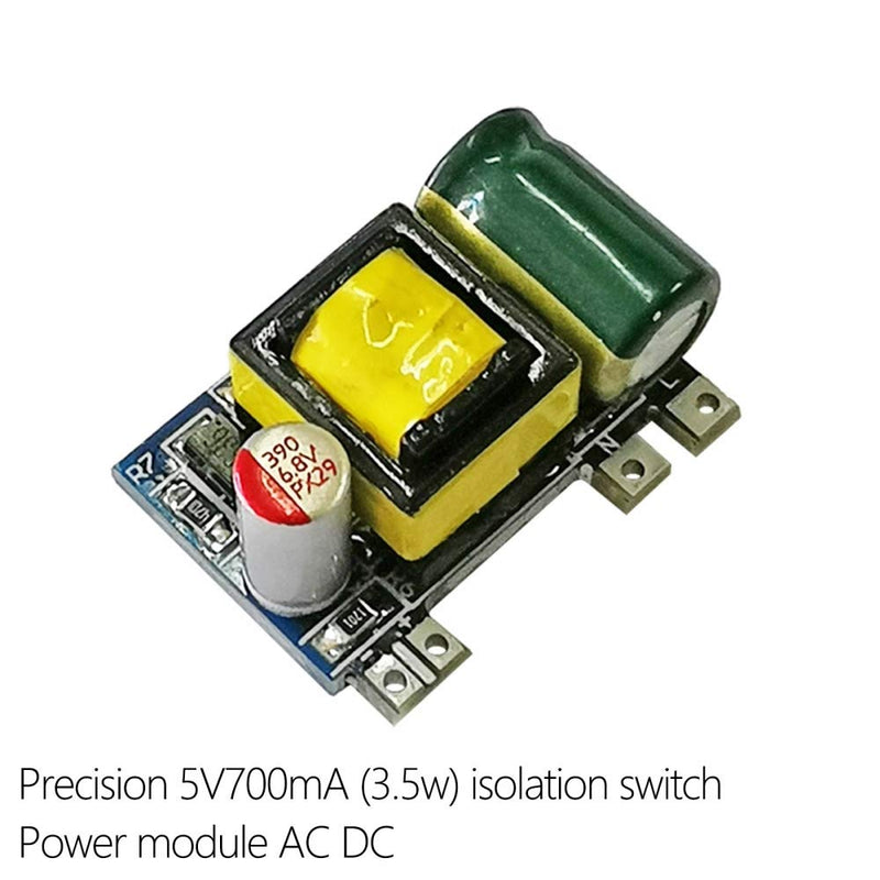 AC DC Switching Power Supply Module, 2PCS AC 220V to DC 5V Micro Volume Isolated Switching Power Supply Board Isolated Regulated Power Supply Module