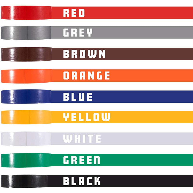 Gray, Colored Electrical Tape - PVC Vinyl Plastic (3/4 Inch x 66 Feet) Gray