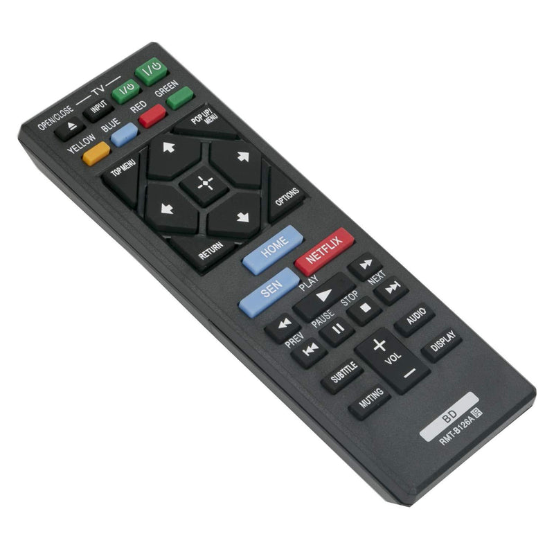VINABTY New RMT-B126A Replaced BluRay Disc DVD Player Remote fit for Sony BDPBX620 BDP-S1200 BDPS1200 BDP-S2200 BDP-S5200 BDPS5200 BDP-S5200/D BDPS5200D BDPS6200 BDP-S6200 BDPS2200 1-492-678-11