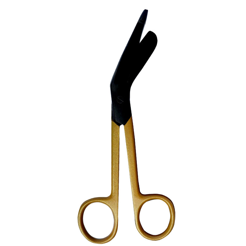 KINZIO Surgical Professional Bandage Scissors Bladder Bandages Nursing Scissors Surgical Stainless Steel Satin Finish Powder Coating (14cm) 14cm