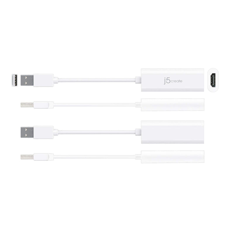 j5create USB to HDMI Display Adapter- USB to HDMI 1080P cable converter adapter for Windows 10/8.1/8/7, XP, and Mac OS