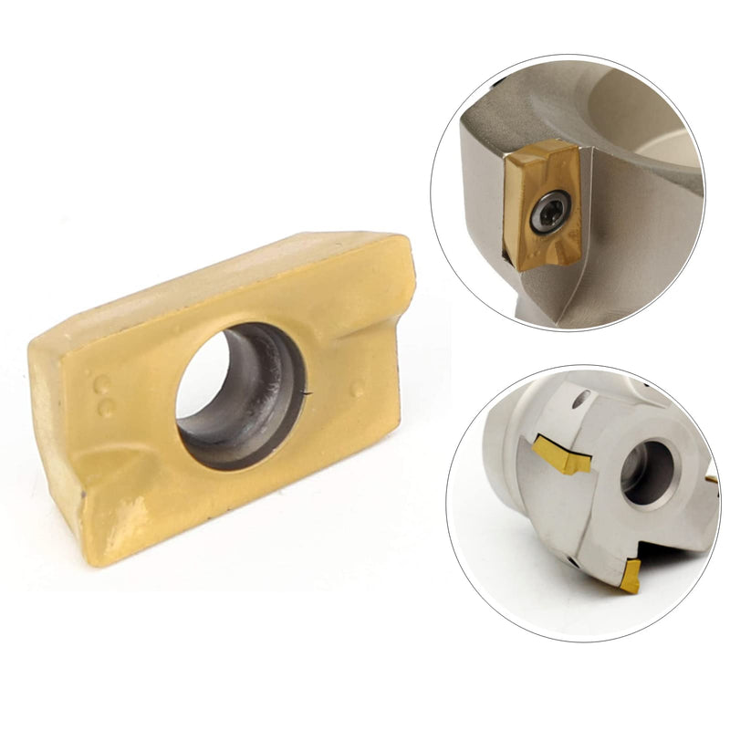 10PCS CNC Carbide Insert Cutter APMT1604 Carbide Inserts Milling Inserts Carbide Lathes with Cement Carbide 15-50 HRC Hardness