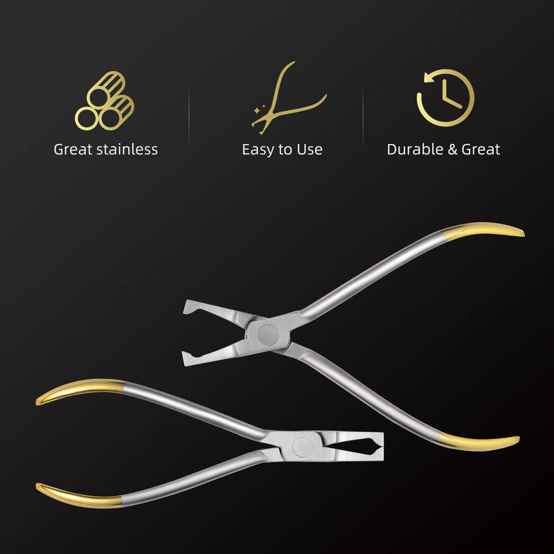 Anterior Bracket Removing Plier, Orthodontic Braces Removal Tools, Straight Bracket Remover Surgical Instrument Clamp