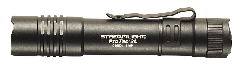 Streamlight 88031 ProTac 2L 350 Lumen Professional Flashlight with High/Low/Strobe w/2 x CR123A Batteries - 350 Lumens Black Protac 2L, 350 Lumens Light