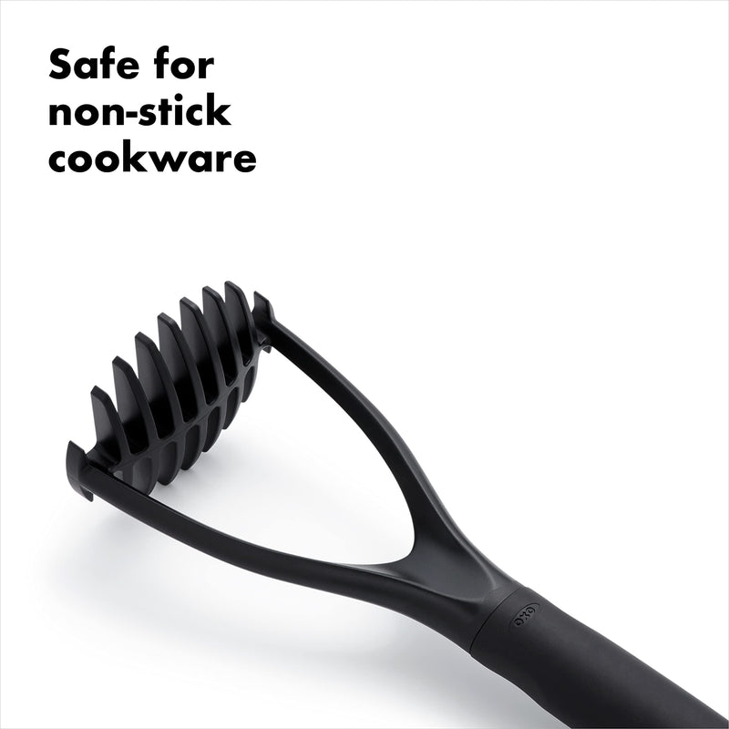 OXO Good Grips Nylon Potato Masher for Non-Stick Cookware,Black,1 EA